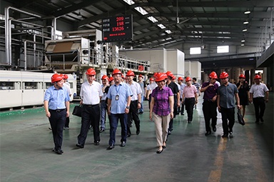 2018年9月12日，全國政協常委、提案委員會副主任郭庚茂、支樹平率領調研組蒞臨公司開展調研